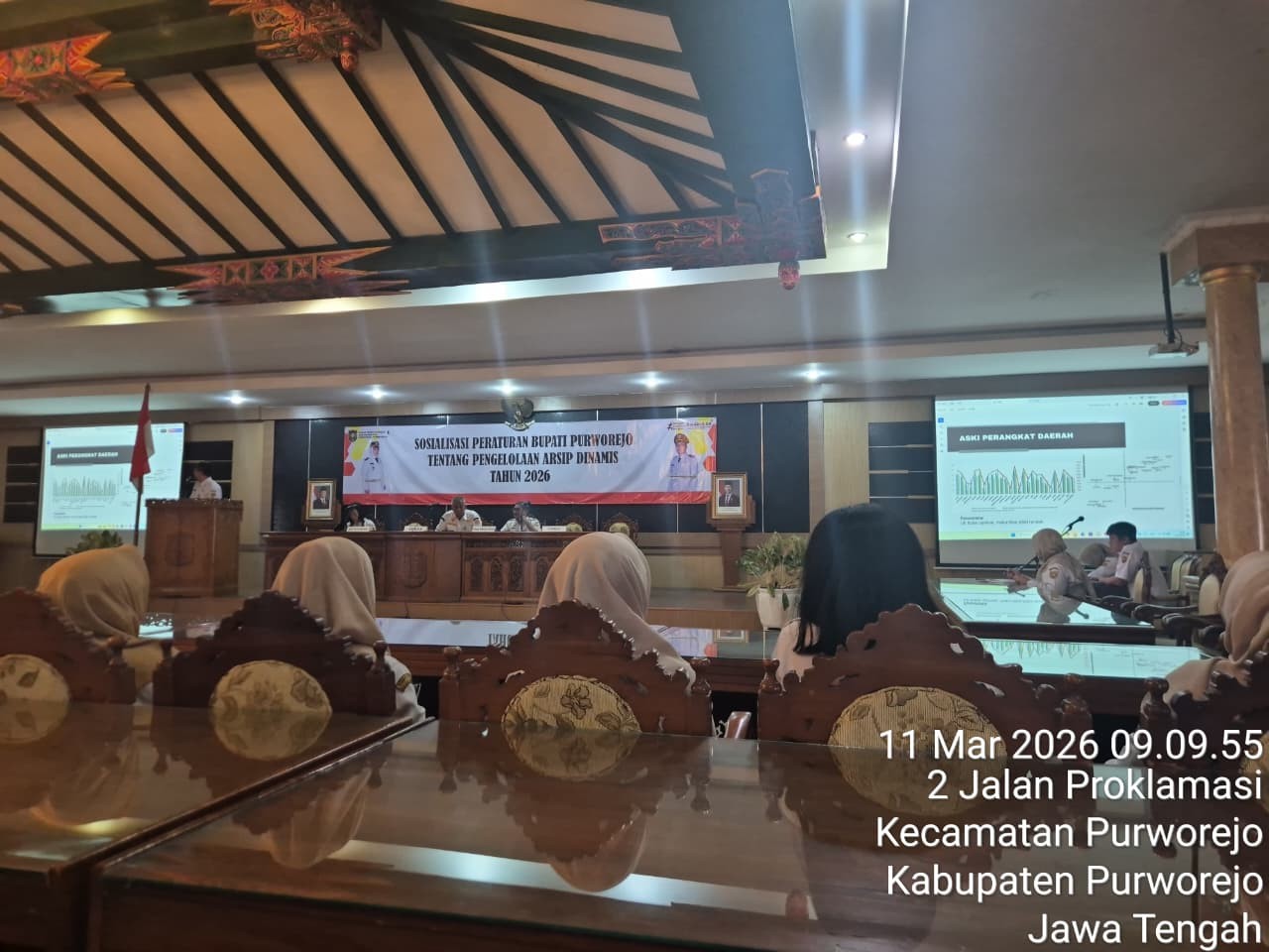 Tingkatkan Tata Kelola Arsip, Dinperintransnaker Hadiri Sosialisasi Pengelolaan Arsip Dinamis