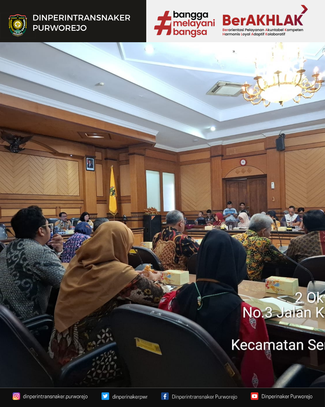 Dinperintransnaker Purworejo Hadiri Rakor Penetapan UMK 2026 Tingkat Provinsi Jawa Tengah