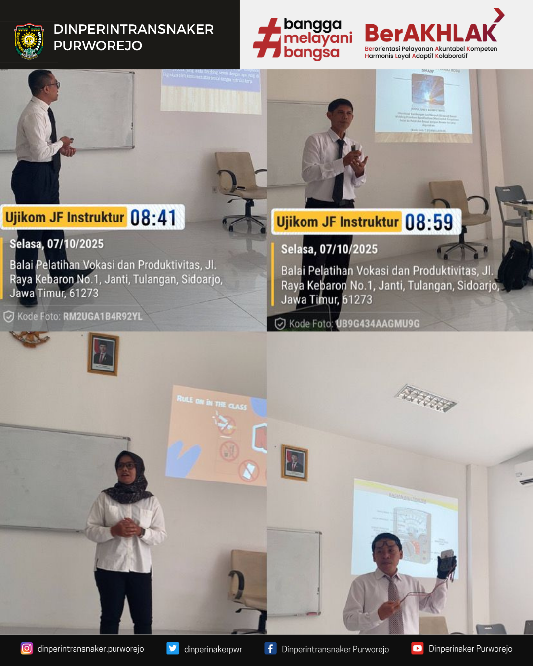 UJIKOM JABATAN FUNGSIONAL INSTRUKTUR DI BPVP SIDOARJO: LANGKAH MENUJU KOMPETENSI TINGGI