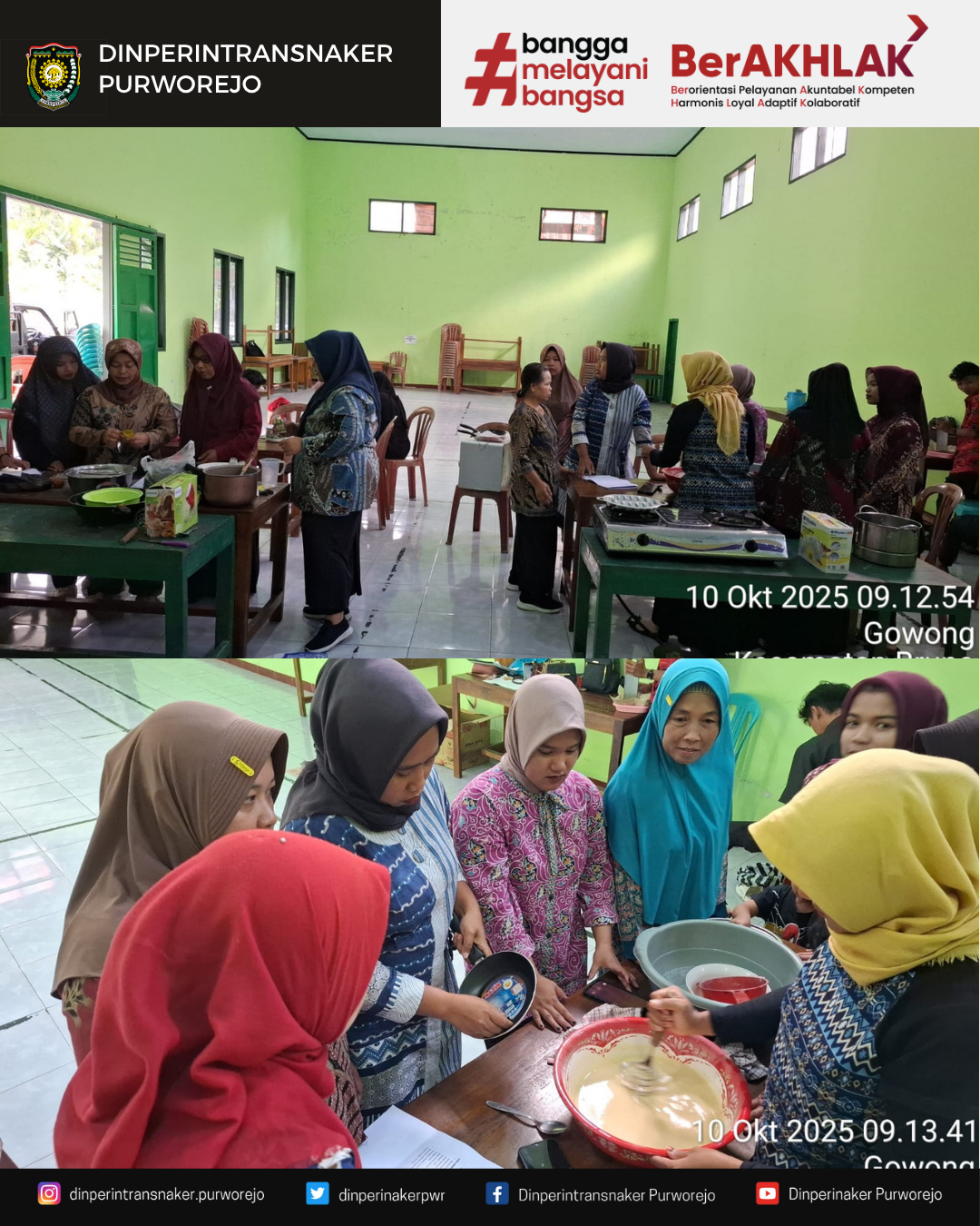 Tekan Pengangguran, Dinakertrans Jateng Cetak Wirausaha Baru di Desa Gowong