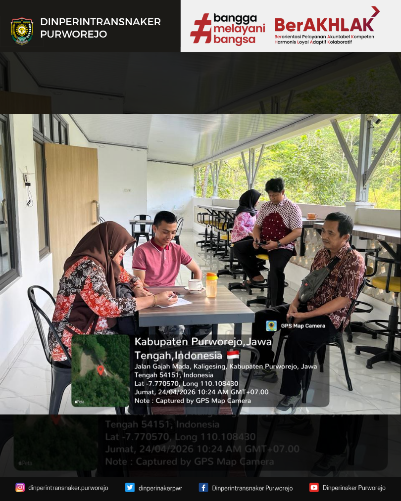 Bidang Perindustrian Dinperintransnaker Purworejo Monitoring Persiapan Pelatihan Blending Kopi