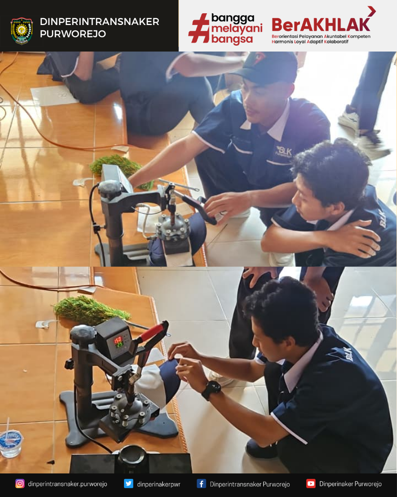 Pelatihan Sablon di Desa Samping Masuki Hari Ke-17, Peserta Praktik Sablon Topi dan Desain Kaos
