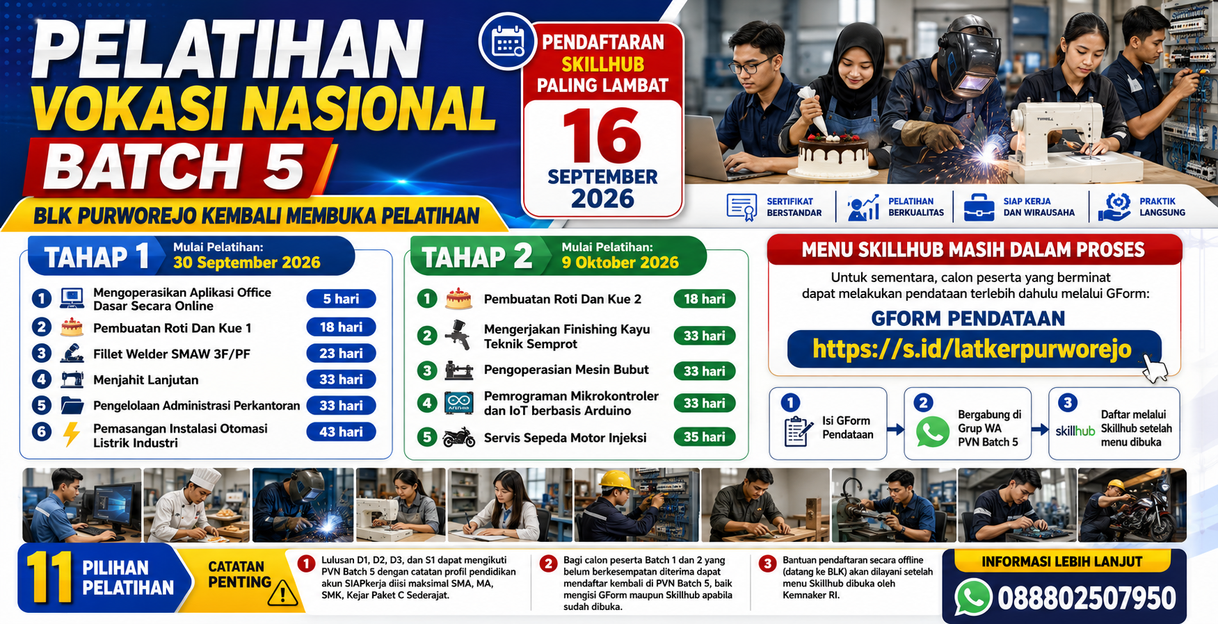 Pelatihan Gratis PVN Batch 5 Tahun 2026