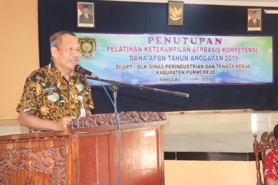 Penutupan Pelatihan Kejuruan Perakitan Komputer, Teknisi Hp dan Teknisi Audio Video Angkatan 2 Tahun 2019