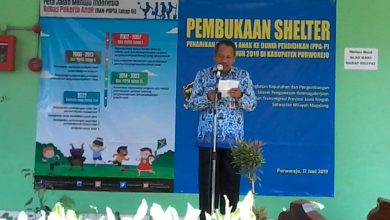 PEMBUKAAN SHELTER PENARIKAN PEKERJA ANAK KE DUNIA PENDIDIKAN (PPA-P) TAHUN 2019 DI KABUPATEN PURWOREJO