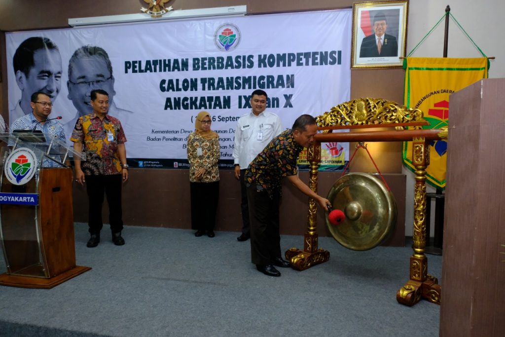 Pembukaan Pelatihan Calon Transmigrasi di BBLM Sleman