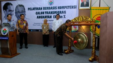 Pembukaan Pelatihan Calon Transmigrasi di BBLM Sleman