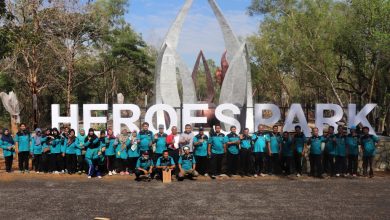 Heroes Park Punthuk Menjadi Jalur Jalan Sehat Karyawan/wati Dinperinaker