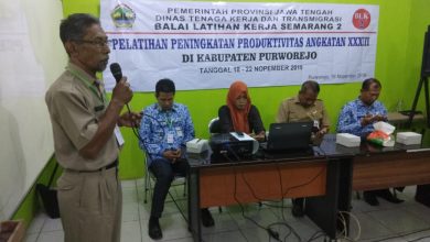 Dinperinaker Adakan Pelatihan Peningkatan Produktivitas Tenaga Kerja