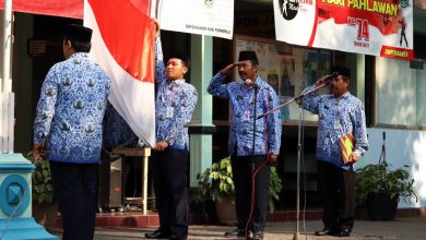 Upacara HUT Korpri Dinperinaker Purworejo Tahun 2019