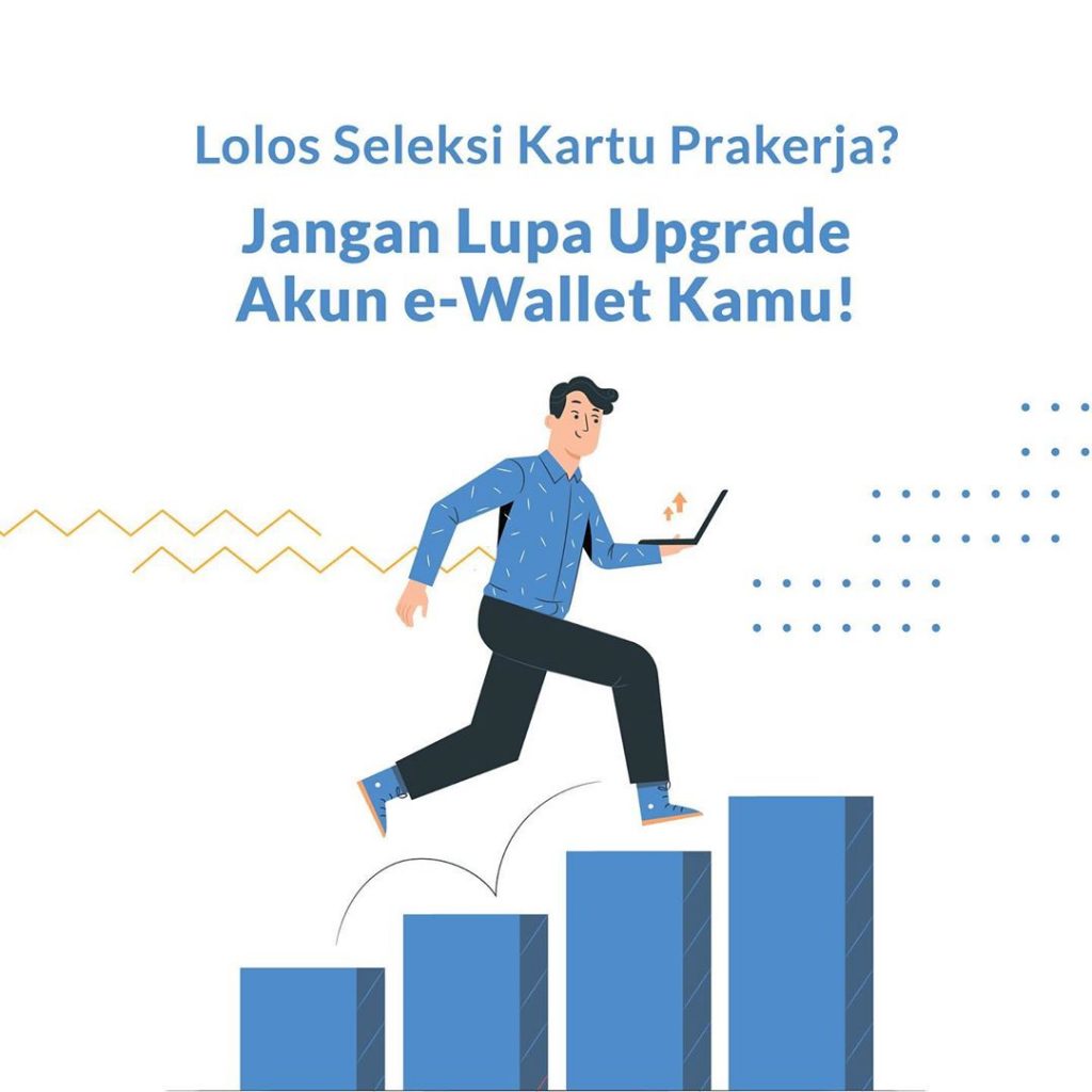 Langkah upgrade akun LinkAja prakerja