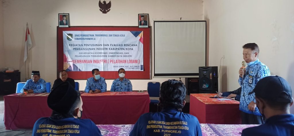 Pelatihan Pengembangan IKM Logam Desa Suren Kecamatan Kutoarjo